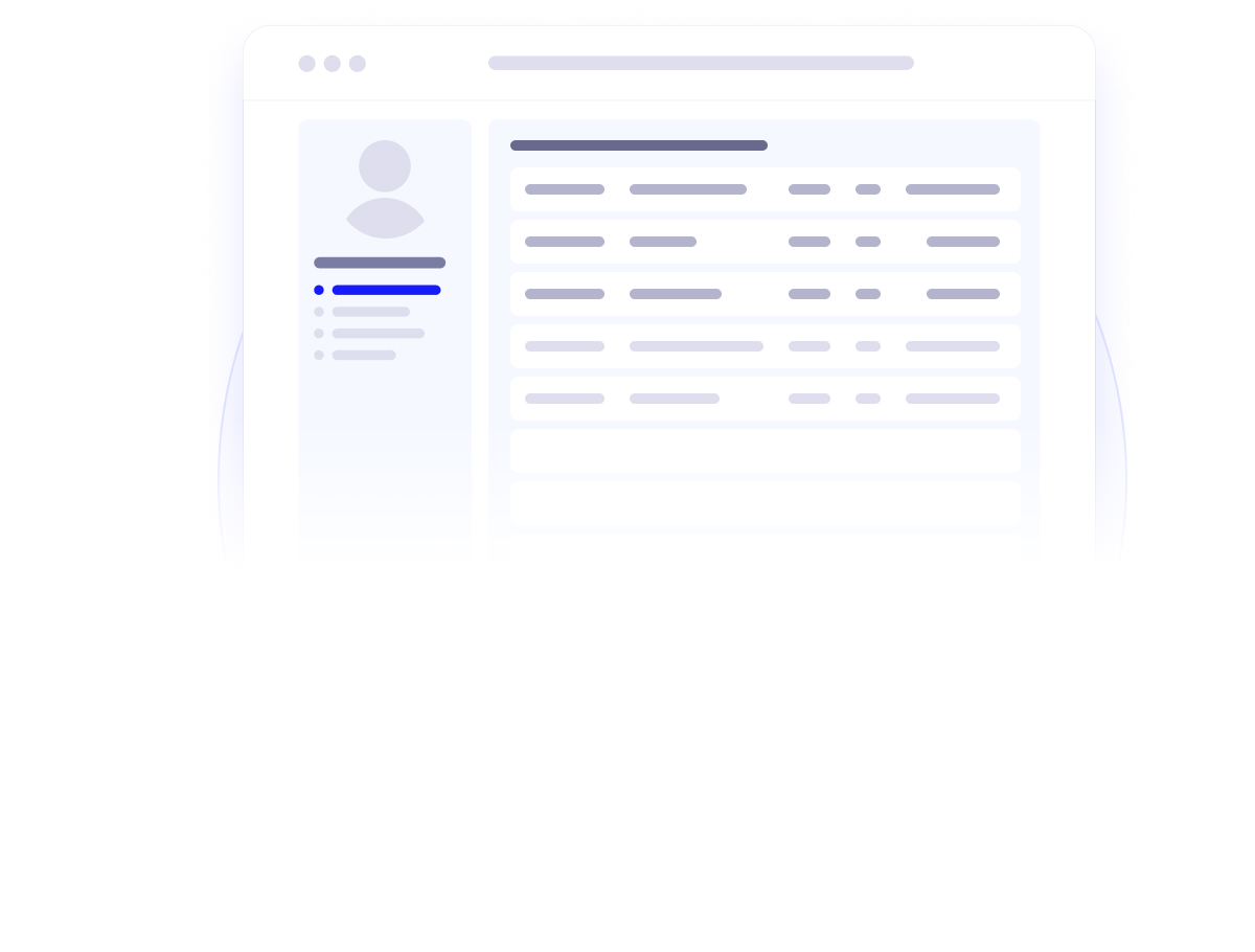 A graphic demonstrating synthetic user data being generated by the Oolys platform